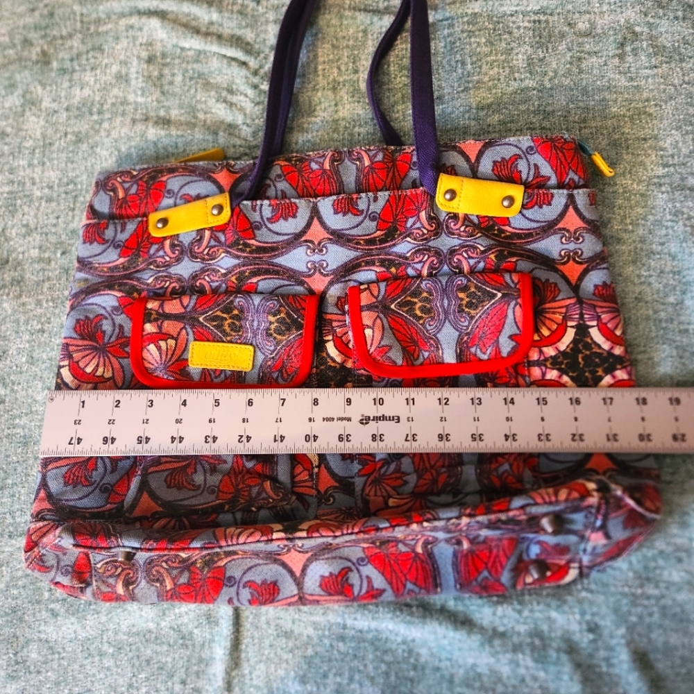 Oilily Canvas Leather Multicolor Printed - Picture 2 of 3